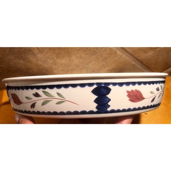 Adams Lancaster Pie Dish Baking Micratex , Baking, Cookware 9.25" Round England - Picture 2 of 6